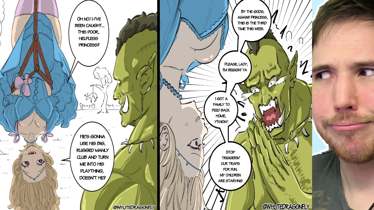 ORCS ARE SICK OF THIS LADY TRYING TO BE CAPTURED BY THEM - Lost Pause Reddit