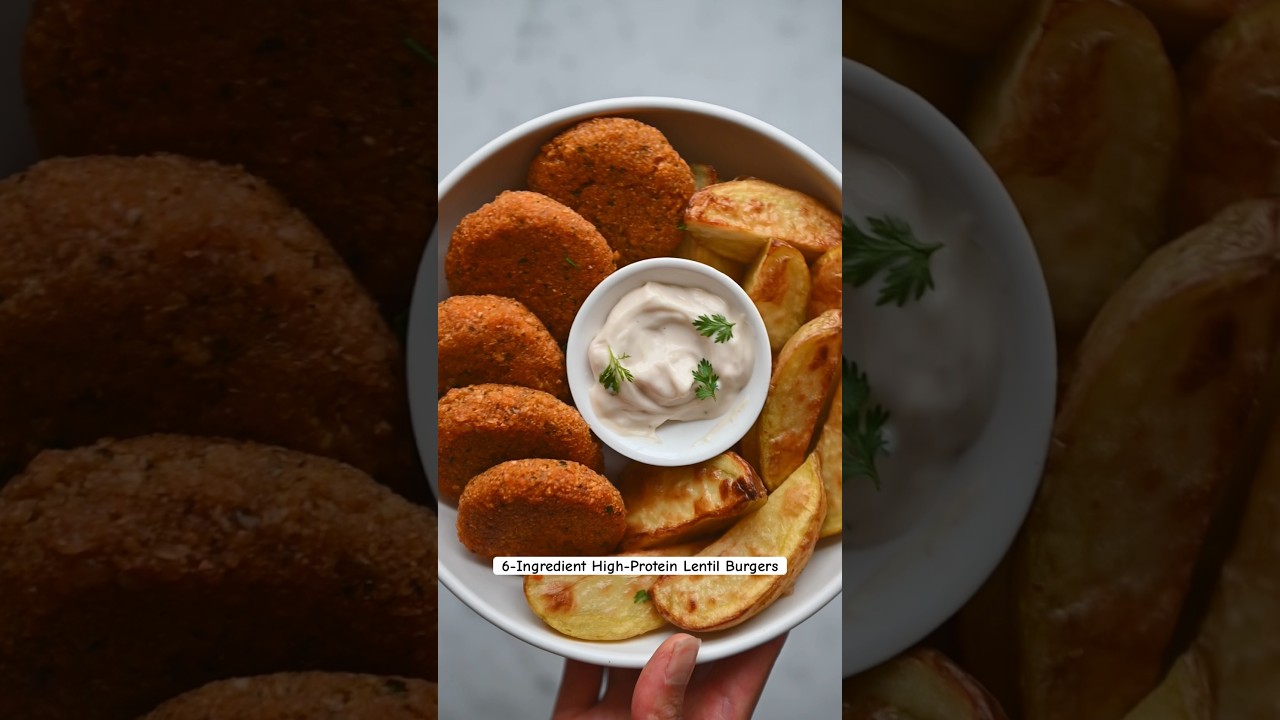 PROTEIN IN PLANTS. 6-Ingredients, high protein. Bake, or fry. Tap related video for clickable link.