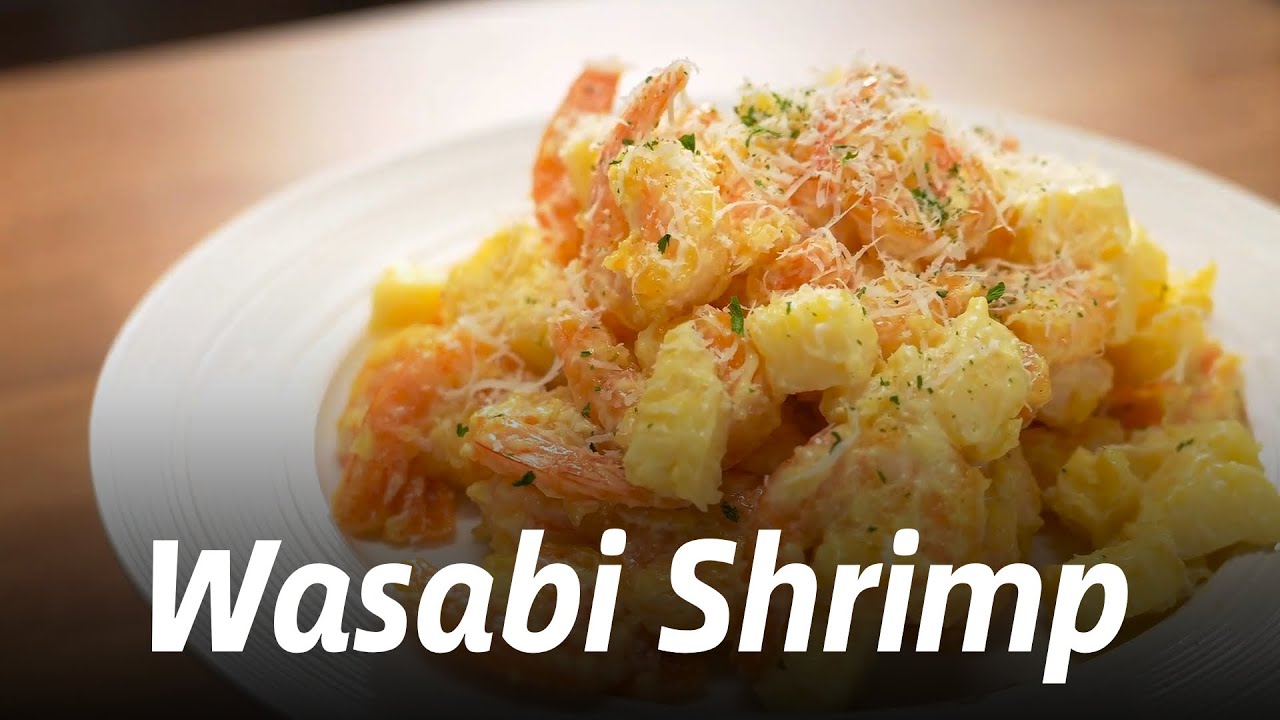 Sweet, Tangy & Spicy! How to Make Perfect Wasabi Shrimp in 3 Mins!