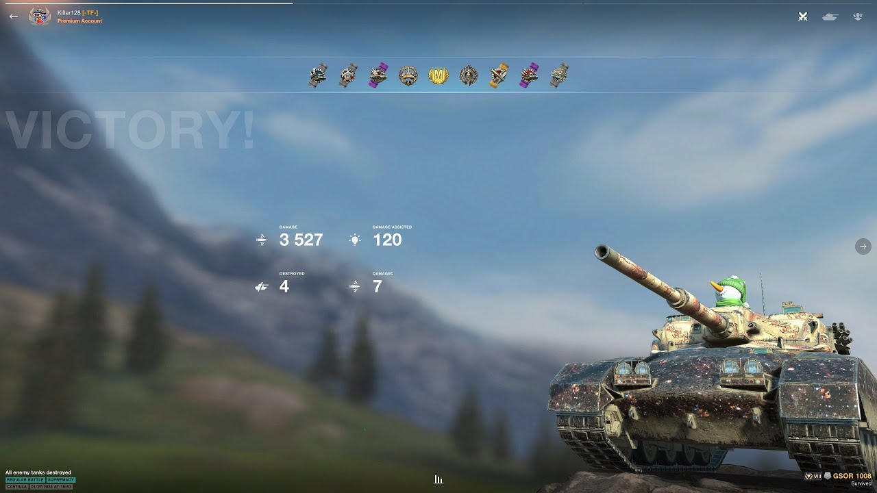 WoT Blitz | Master badge on Tuscani