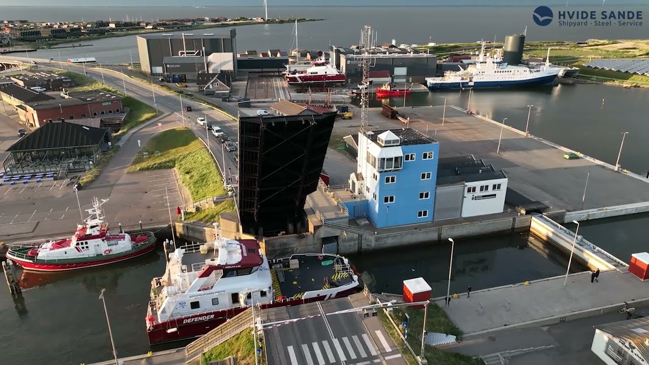 2022 - Service pitstop for Crew Transfer Vessels @ Hvide Sande Shipyard
