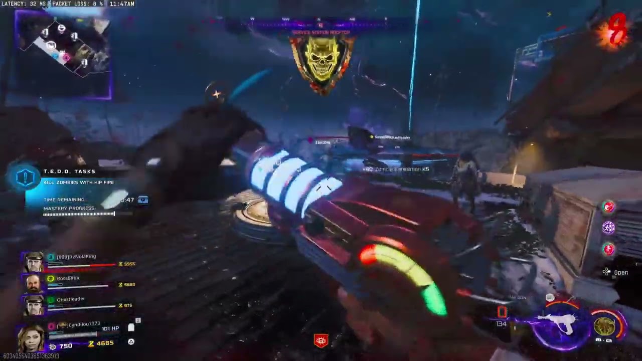 BO7 Zombies 💕😉 115 1st room 4p no gums (99) Part 1