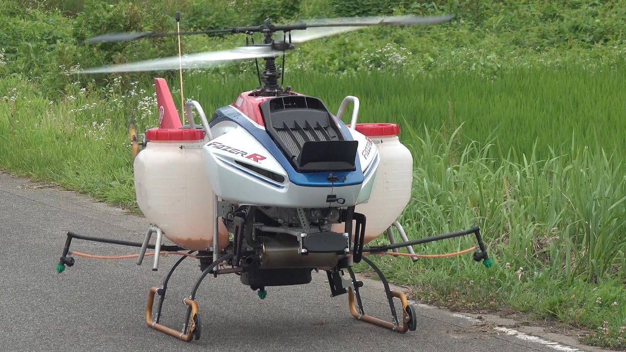 2025 農薬散布 RC Heli 「YAMAHA FAZER R」 4K版