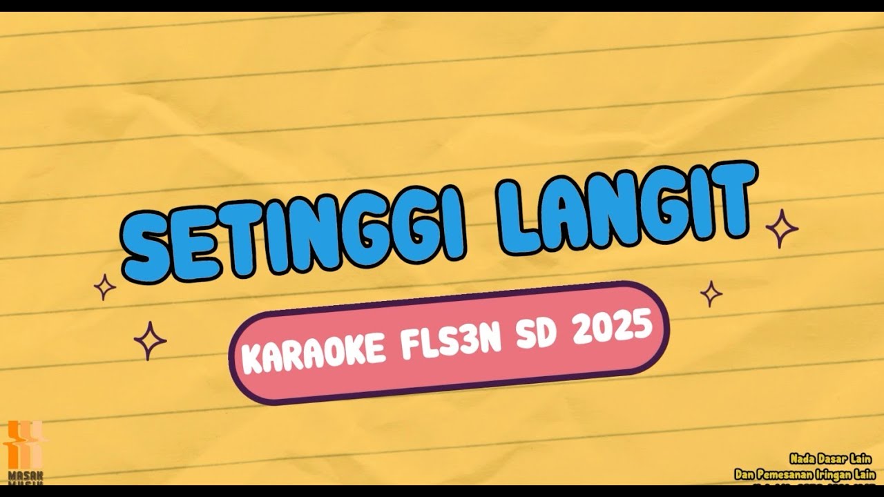 SETINGGI LANGIT - KARAOKE FLS3N SD 2025