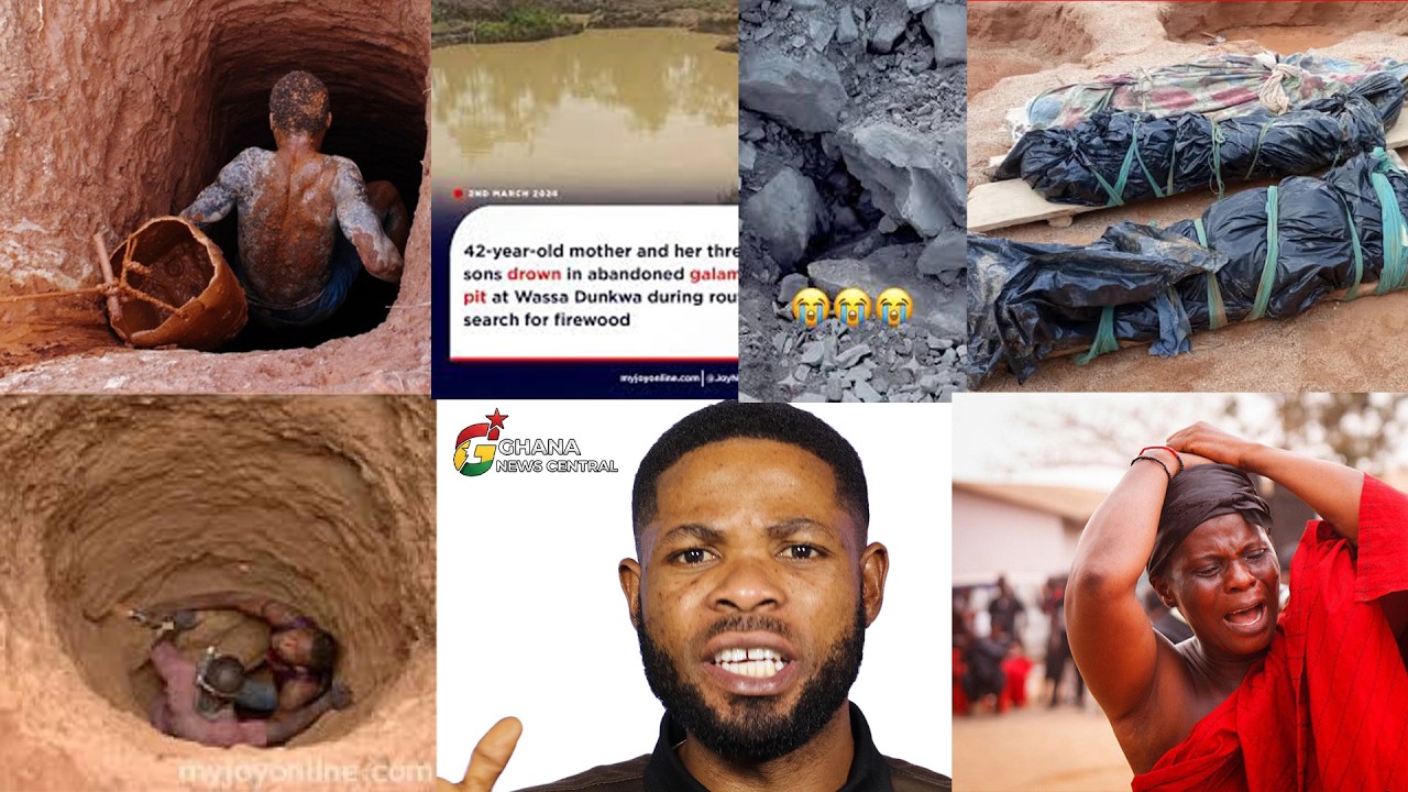 😭Why Is Galamsey K!ll1ng Our People? 9 Miners D3ad + Innocent Mother & 3 K!ds Drown – Must Watch!