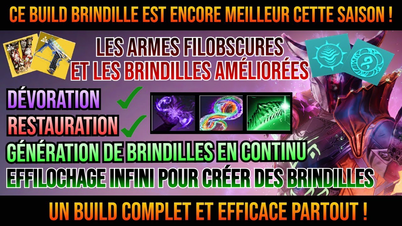 DESTINY 2 - LE BUILD BRINDILLE EST EXCELLENT EN PRISMATIQUE ET EST ENCORE MEILLEUR CETTE SAISON !