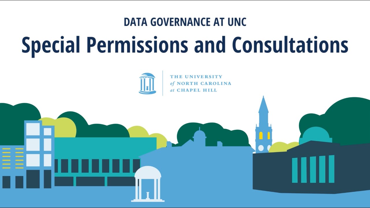 Data Governance - Special Permissions and Consultations