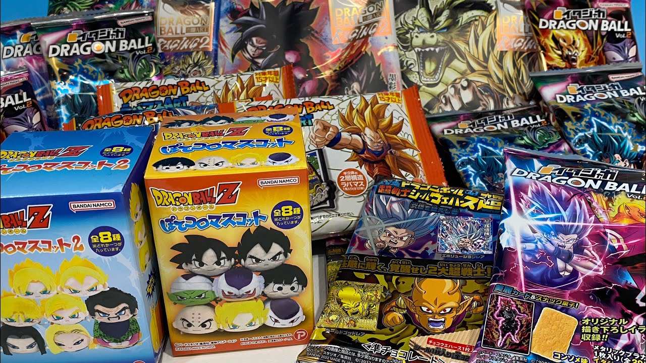 ドラゴンボール　食玩　マスコット　イタジャガ　ウエハース　色紙アート