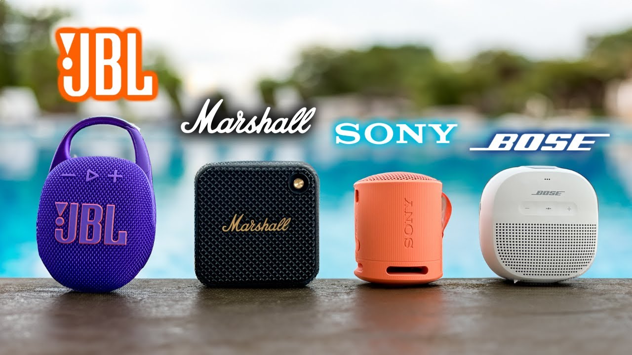 JBL Clip 5 VS Marshall Willen, Bose Soundlink Micro, & Sony XB100!
