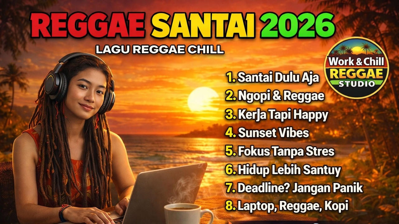 Reggae Kerja Santai ☕ Fokus Tapi Tetap Happy