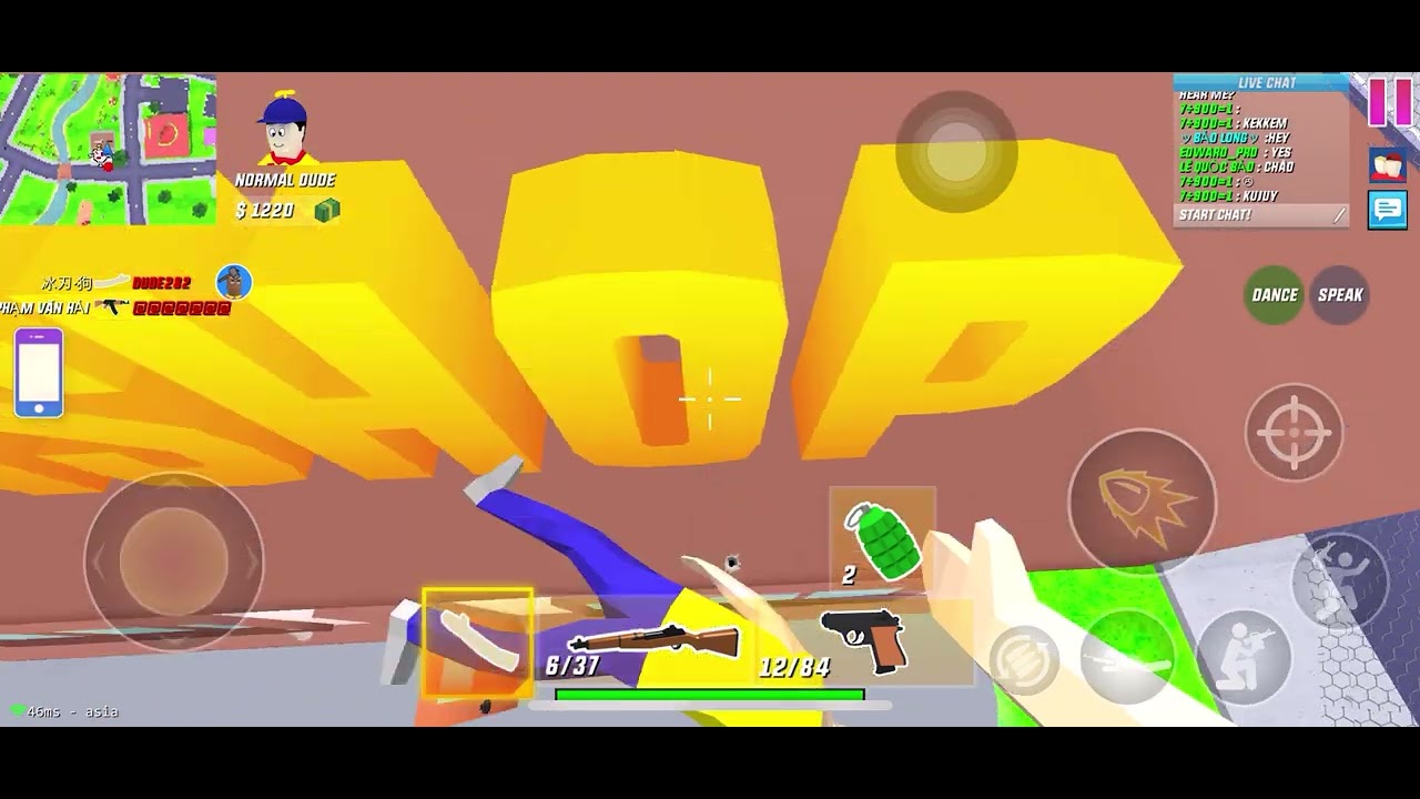 Dude theft wars multiplayer sandbox leo lên trời phần 1!!!!!!