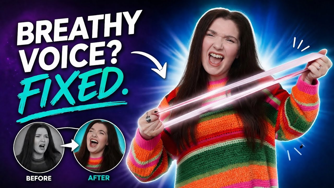 How to Fix a Breathy Singing Voice – Sound Stronger Instantly🔥