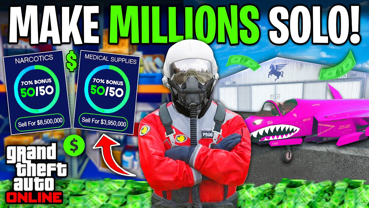 GTA Online HANGAR Business Money Guide | Make MILLIONS SOLO 2026