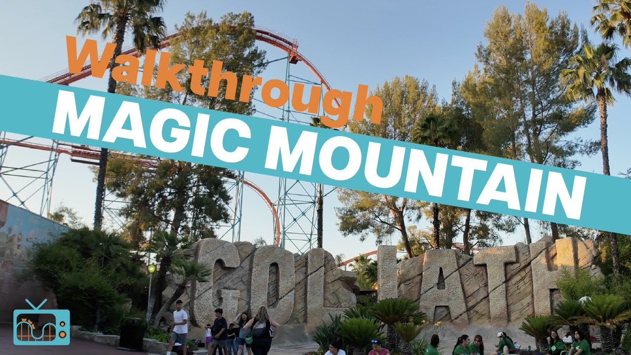 Magic Mountain | Six Flags | 4K Walkthrough