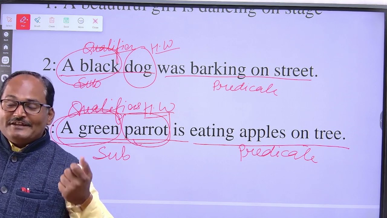Parts of sentence