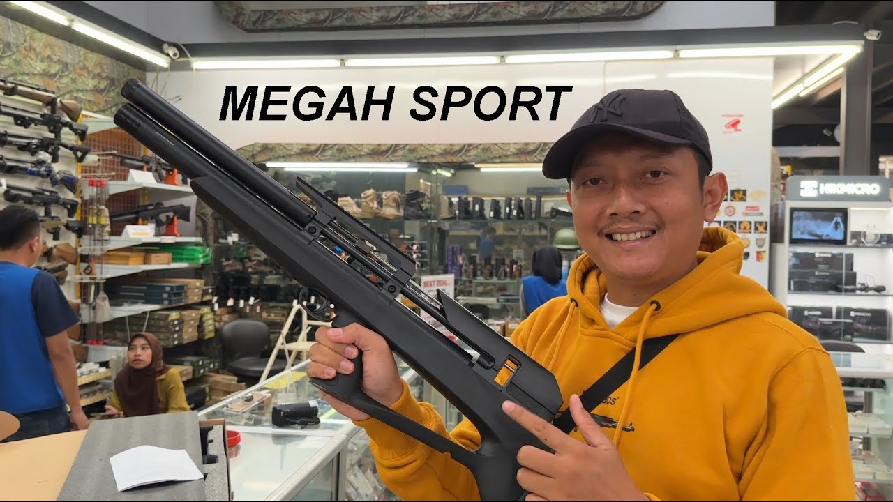 Grebek Toko Megah Sport Bandung!! Beli Greyhound P35 Synthetic Ringan Cuma 2,4 Kg Untuk Hunting