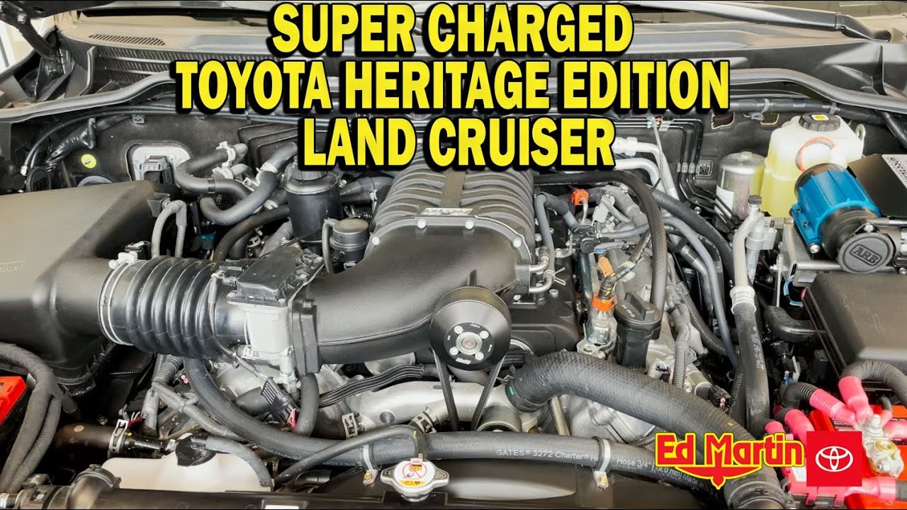 Supercharged 2021 Heritage Edition Land Cruiser