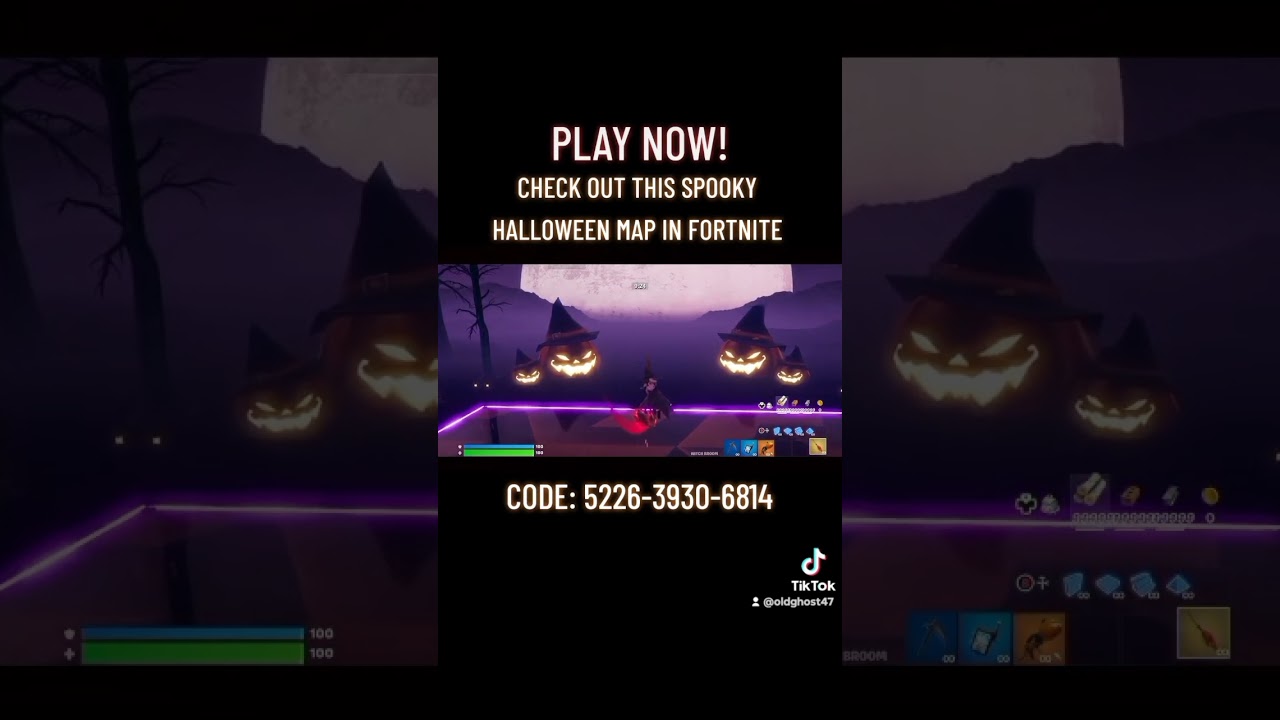 BEST Spooky halloween map in Fortnite  