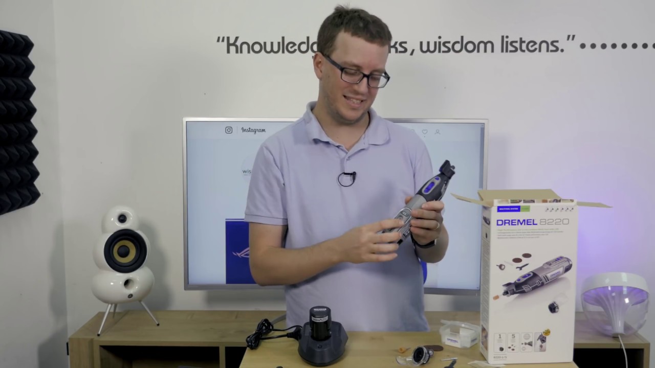 מה בקרטון: Dremel 8220