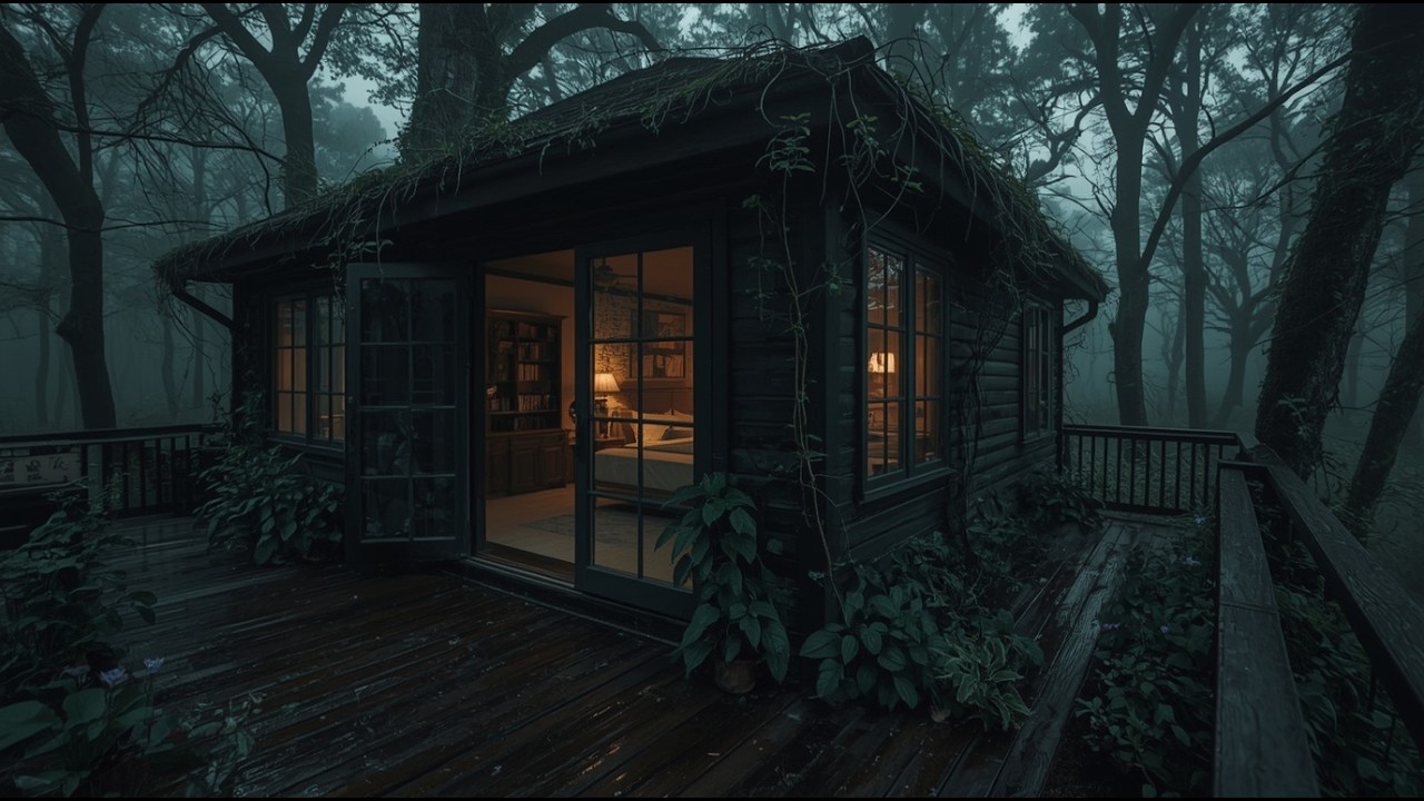 Deep Forest Rain at Night 🌧 | Natural Rain Sounds for Sleep & Relaxation