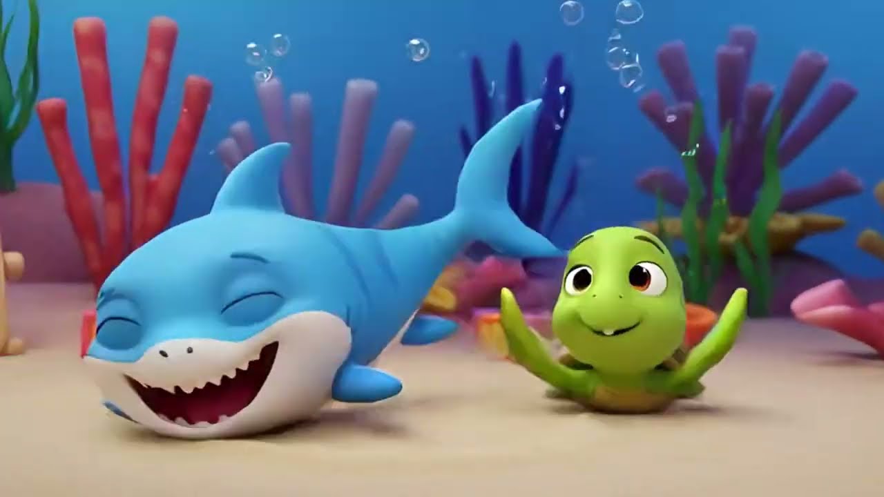 El bebé tiburón está enfermo | canciones para niños | Canción de bebé Cartoon de Cuidado de Animales