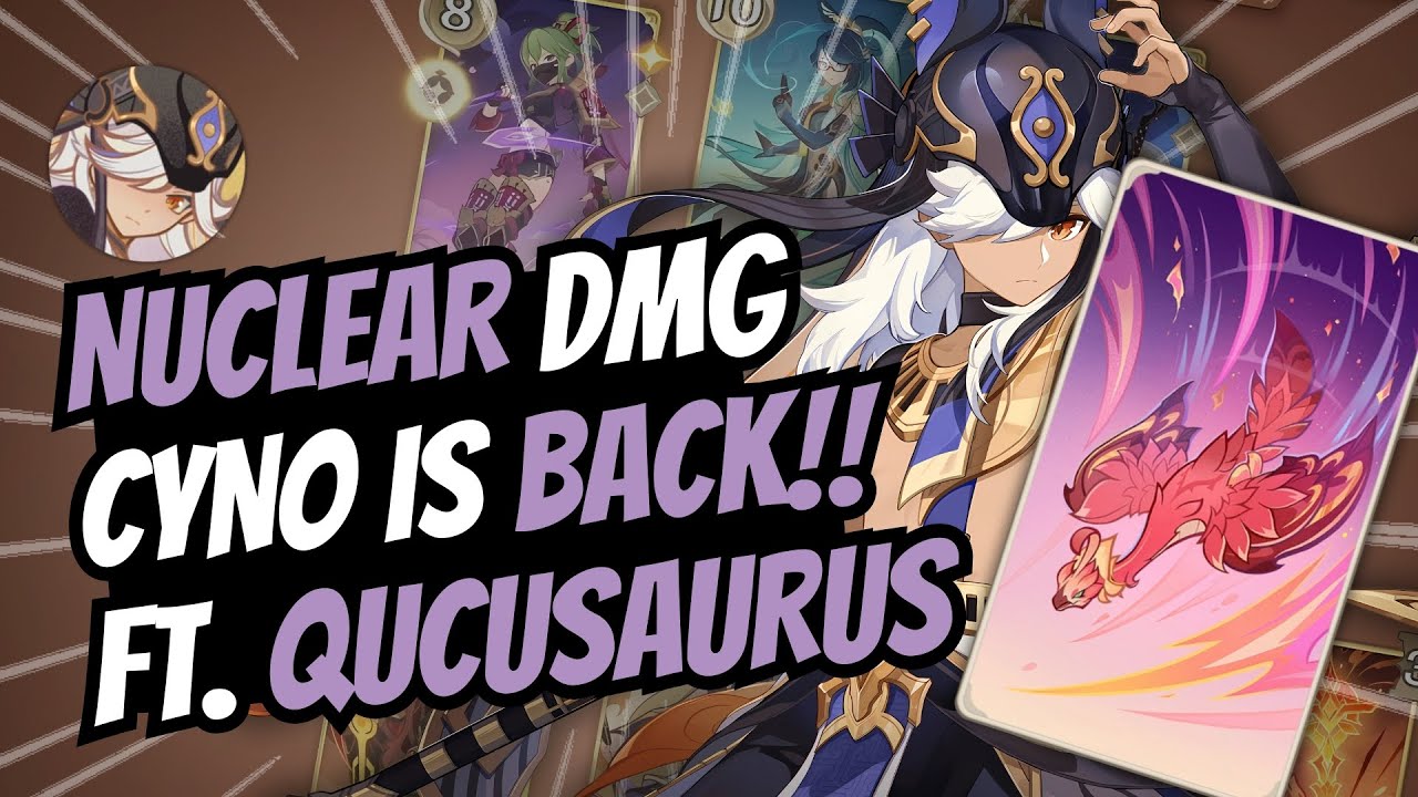 💥 NUCLEAR DAMAGE CYNO IS BACK!! FT. QUCUSAURUS 💥 | Genshin Impact TCG