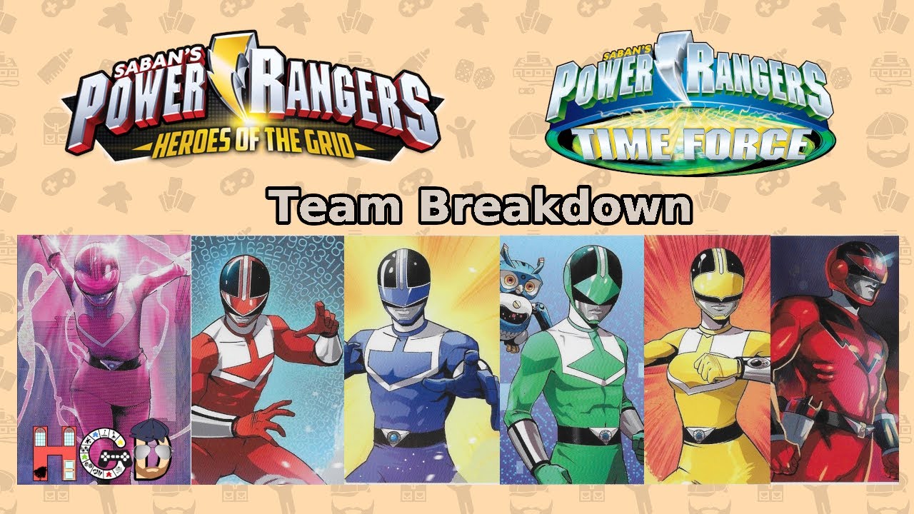 Time Force – Power Rangers: Heroes of the Grid Team Breakdown