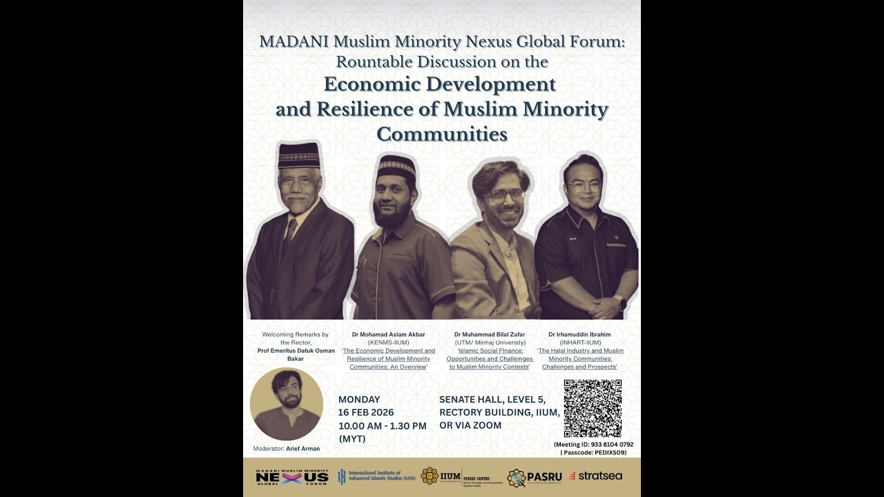 9: RTD6 Economic Development and Resilience of Muslim Minority Communities