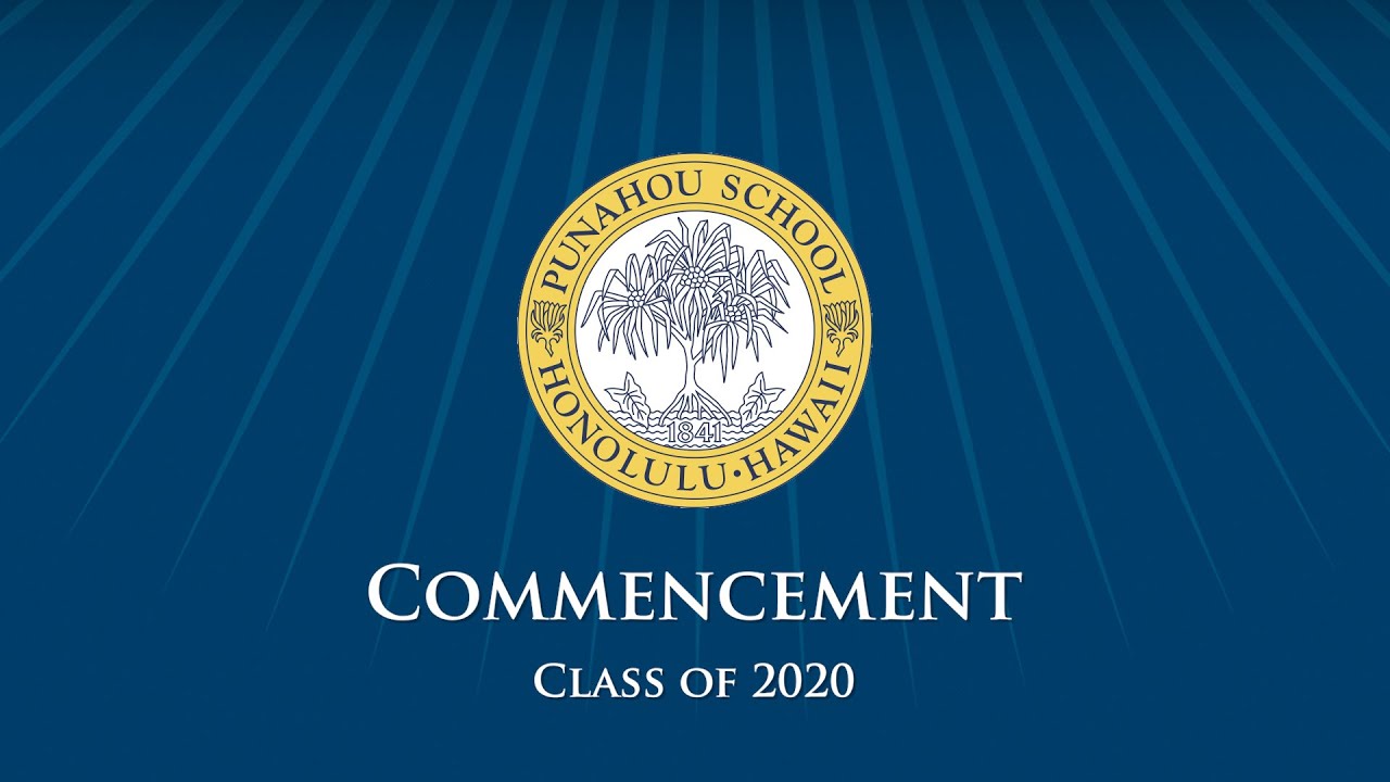 Punahou School Commencement Ceremony 2020
