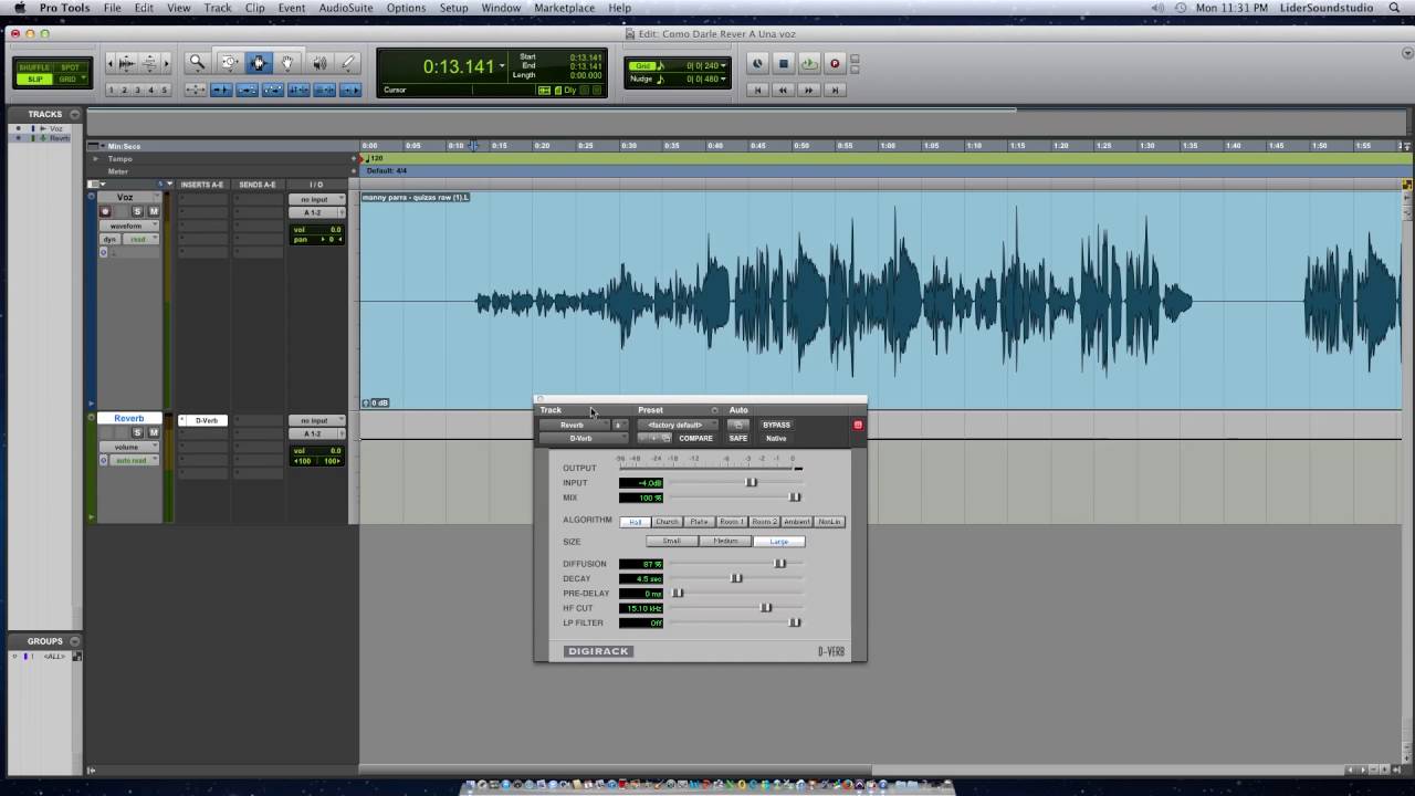 COMO PONER EFECTO O REVERB A LA VOZ,, TUTORIAL