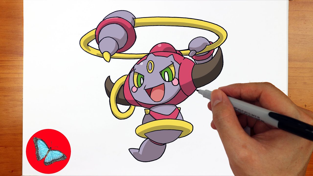 How To Draw Pokemon - Hoopa Step by Step