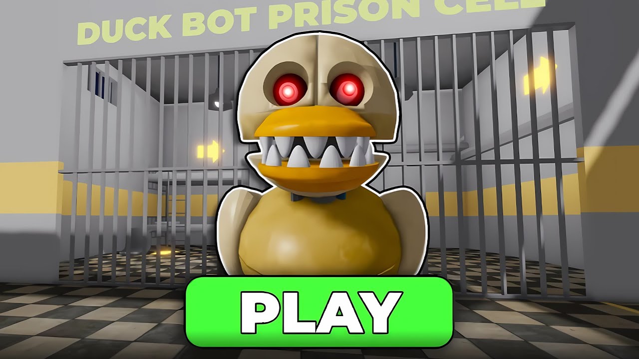 DUCK BOT PRISON RUN! (OBBY) | #roblox