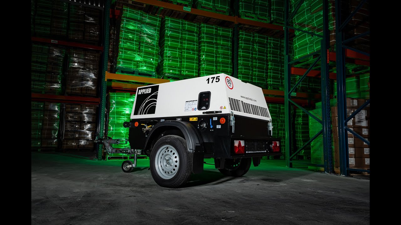 Applied 175 CFM Diesel Portable Air Compressor