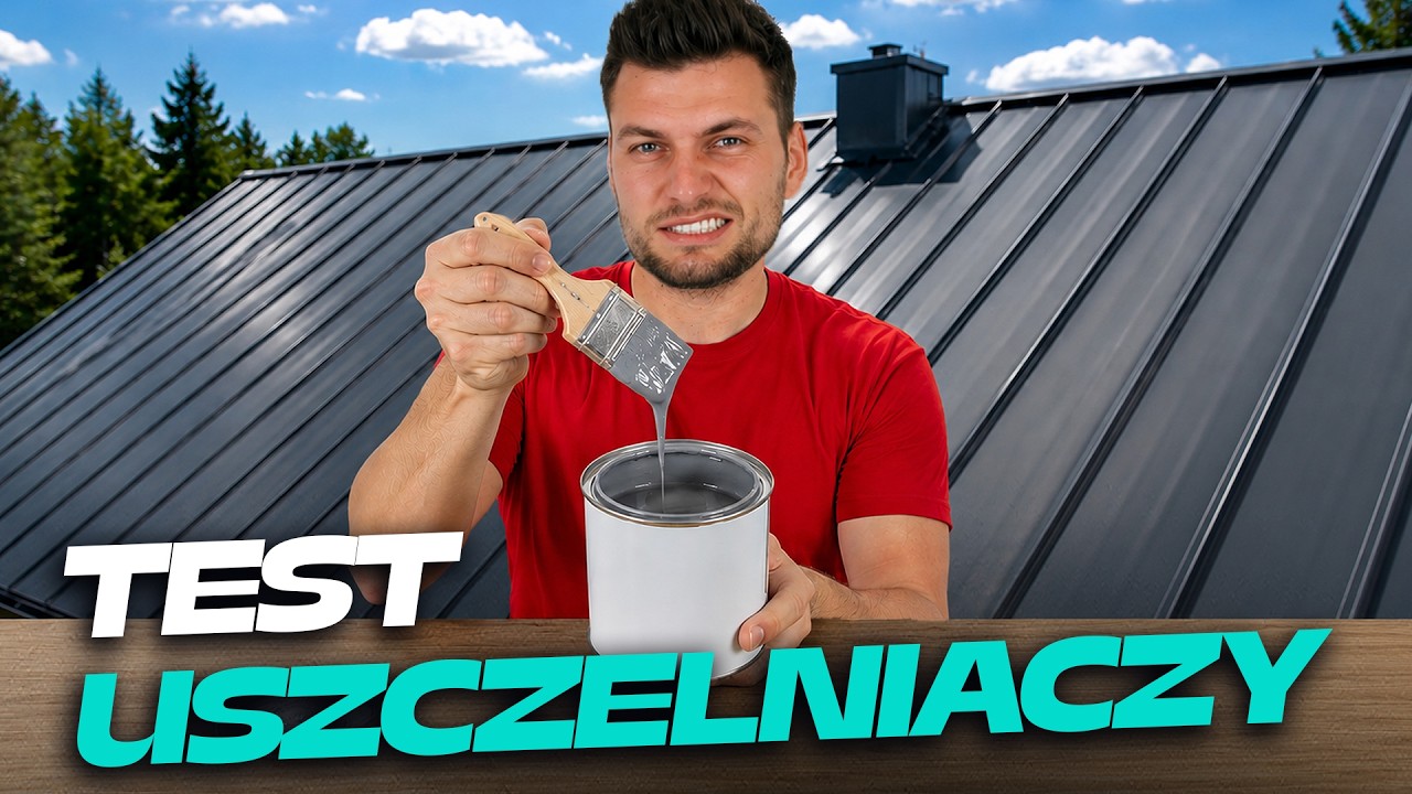 Czym uszczelnić dach, komin, taras, balkon | TEST | CanadaRubber i Noxan | DOMINIKMALUJE #25