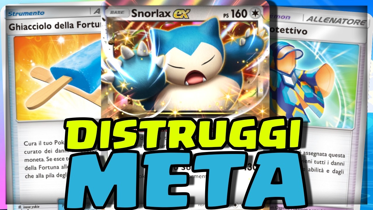 🔥Snorlax EX DISTRUGGE IL META su Pokemon TCG Pocket!🔥
