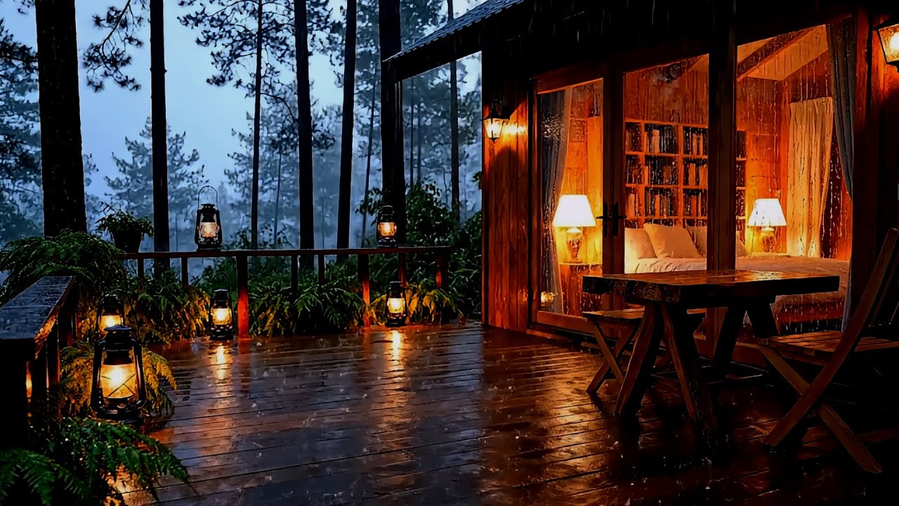 💤 Night Rain Sounds | Soothing Ambience for Deep Sleep, Insomnia Relief & Calm 🌙
