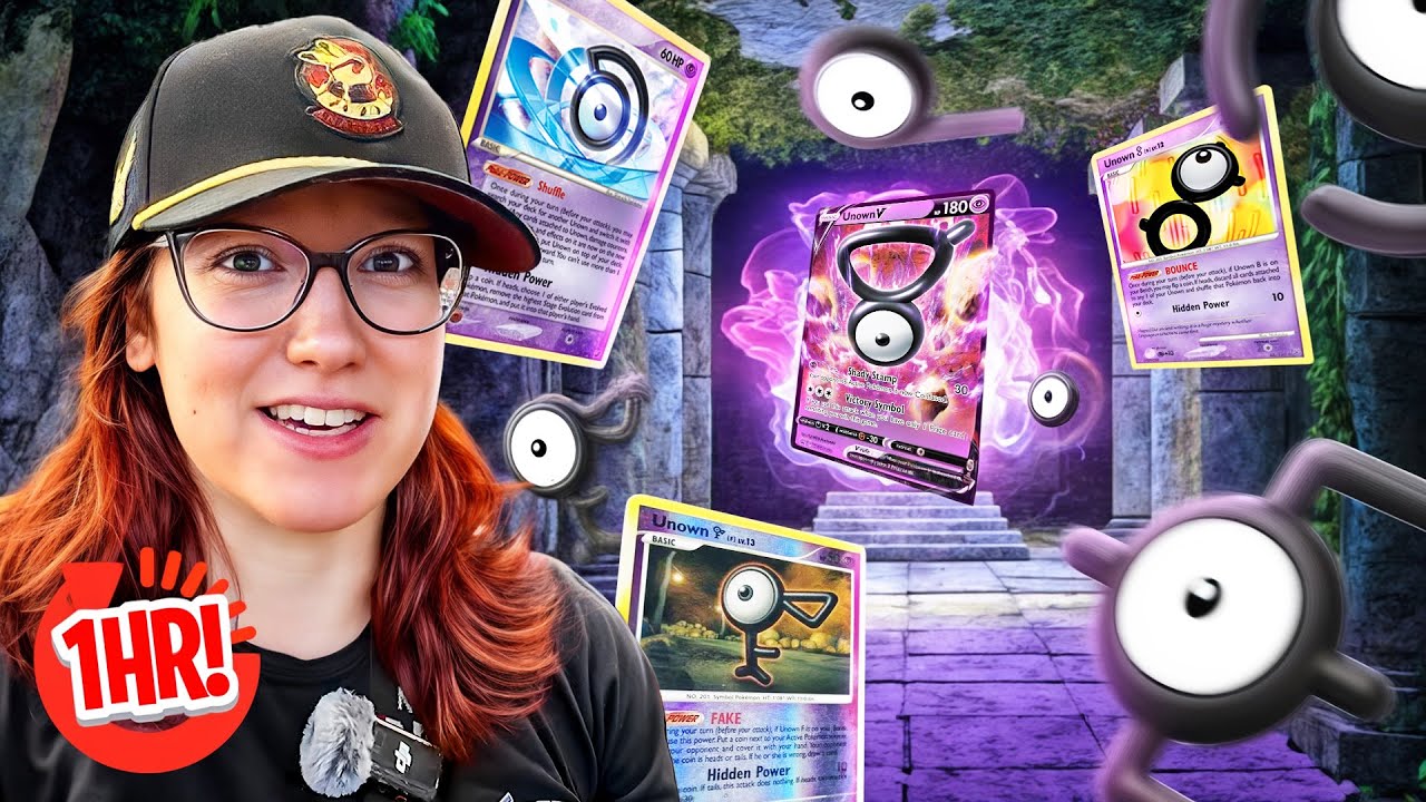 Complete Unown Alphabet in 1 HOUR or Else... (Pokémon Card Challenge)
