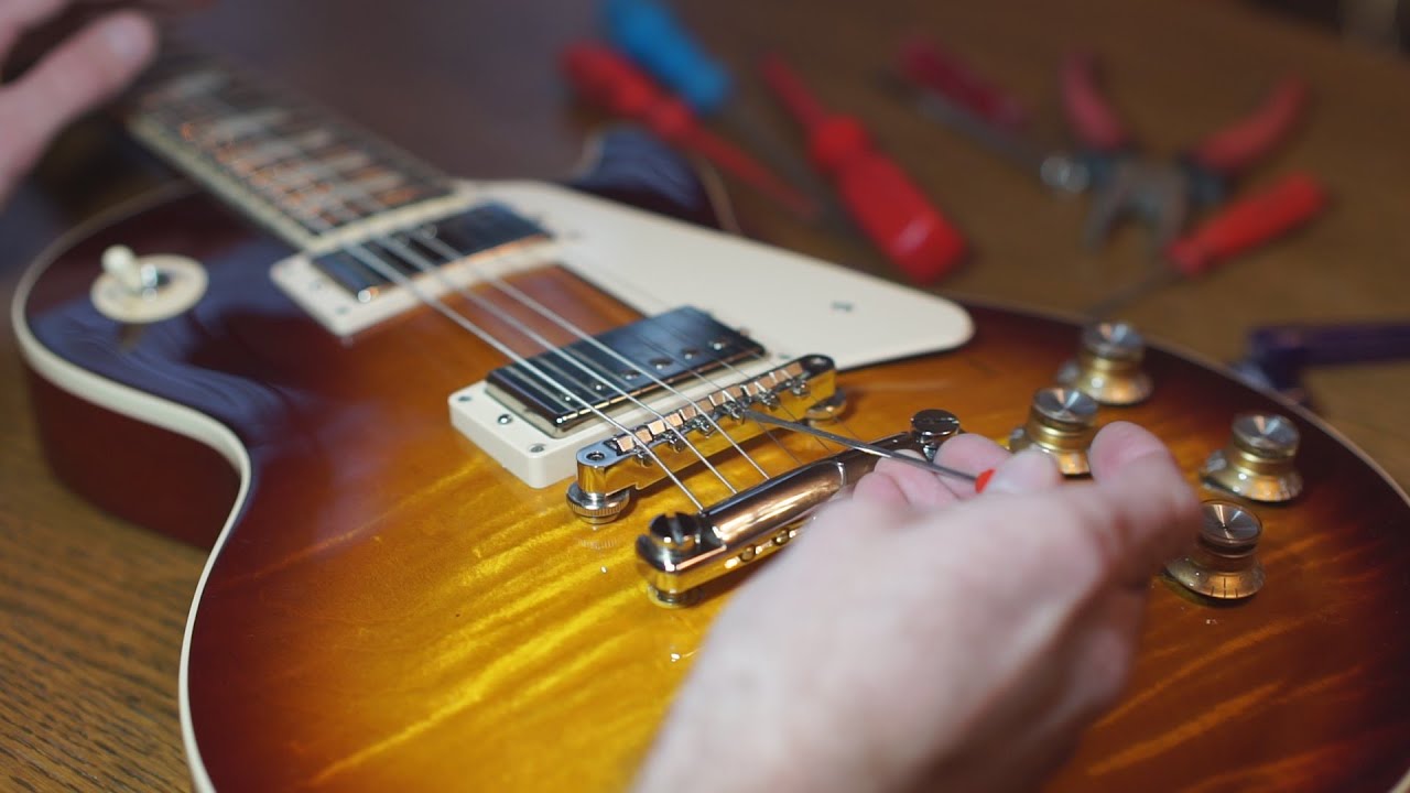 Ustawienie i regulacja gitary typu LP (setup) - Cz. 2 - Gibson Les Paul Standard z outletu