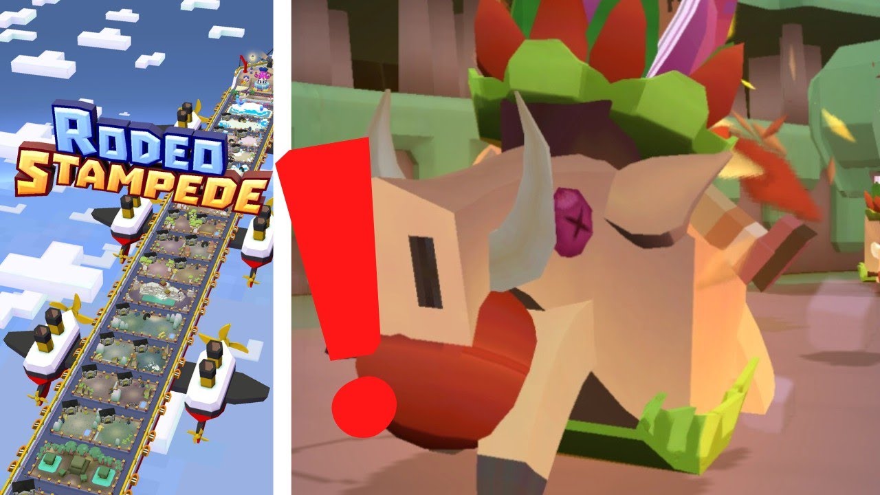 TAMING BOARBQ *ENDANGERED* in RODEO STAMPEDE
