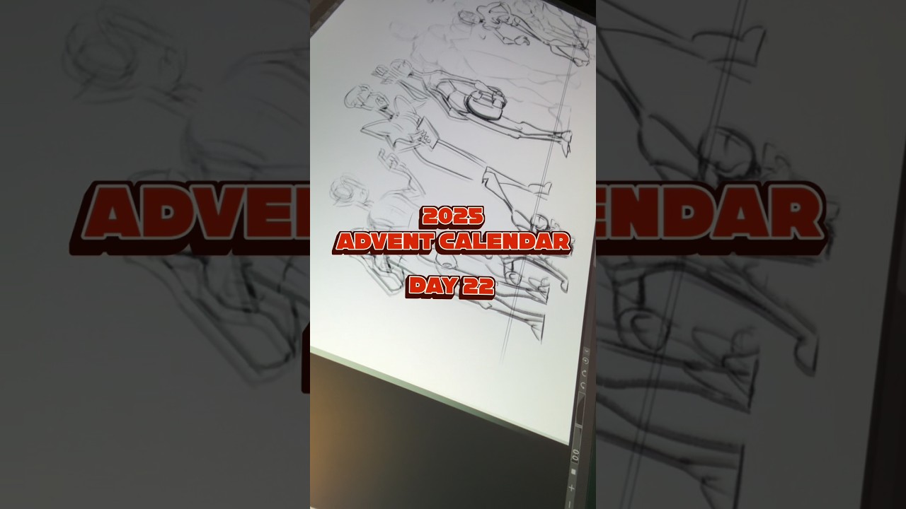 Advent Calendar 2025: Day 22 #clipstudio #ocdrawing #christmasart #speedpaintart #originalcharacter