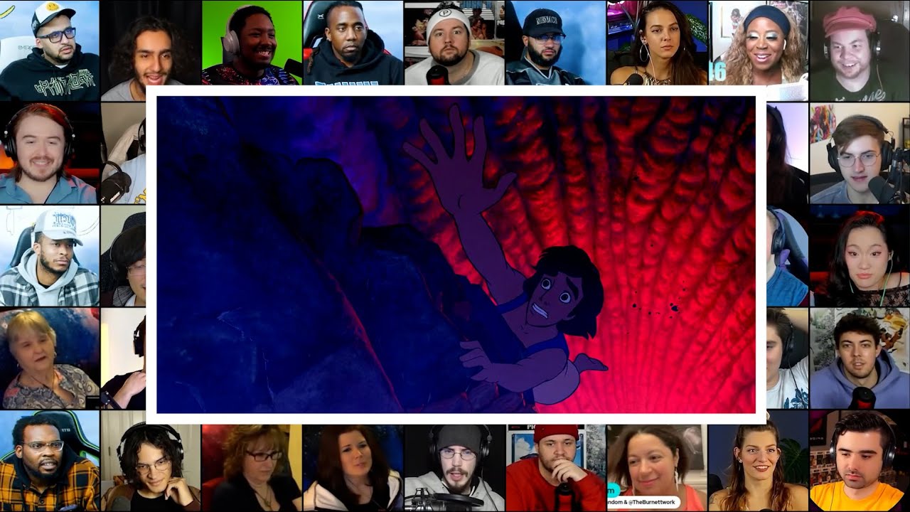 Lava Chase Scene - Escaping from Cave of Wonders | Aladdin : 1992 | Reaction Mashup