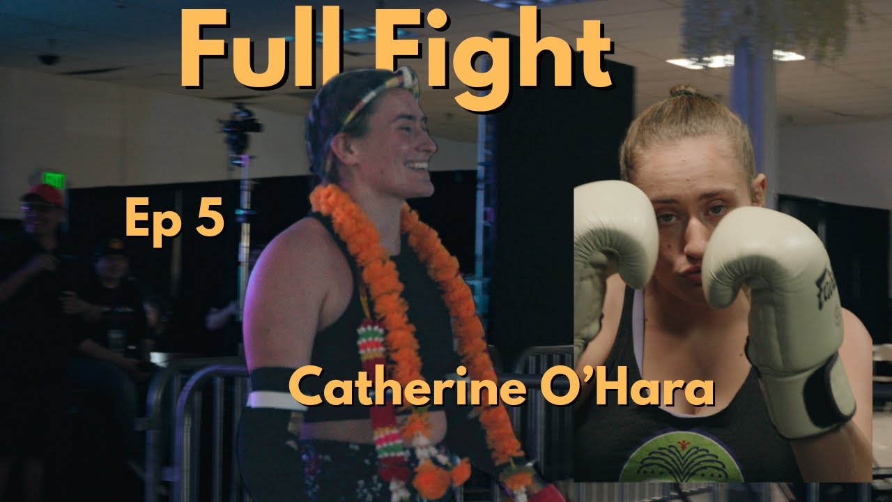 Catherine O'Hara Muay Thai bout Sparta 19 Strikers Only