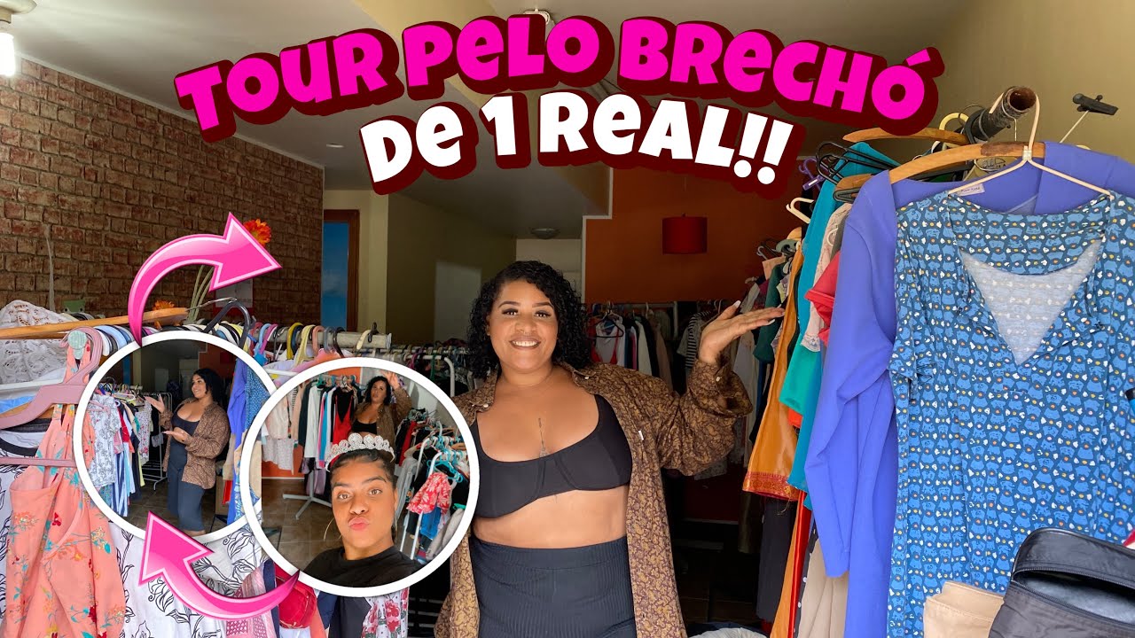 EM BRECHÓ COMIGO ROUPA DE 1 REAL NOVAS 🇧🇷