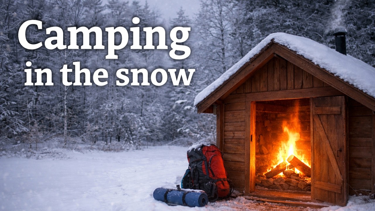 Outdoor cooking at a low temperature of -15°C