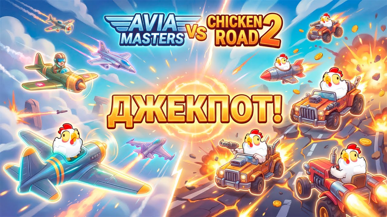 ДИКАЯ БИТВА AVIA MASTERS vs CHICKEN ROAD 2! ДЖЕКПОТИЩЕ!