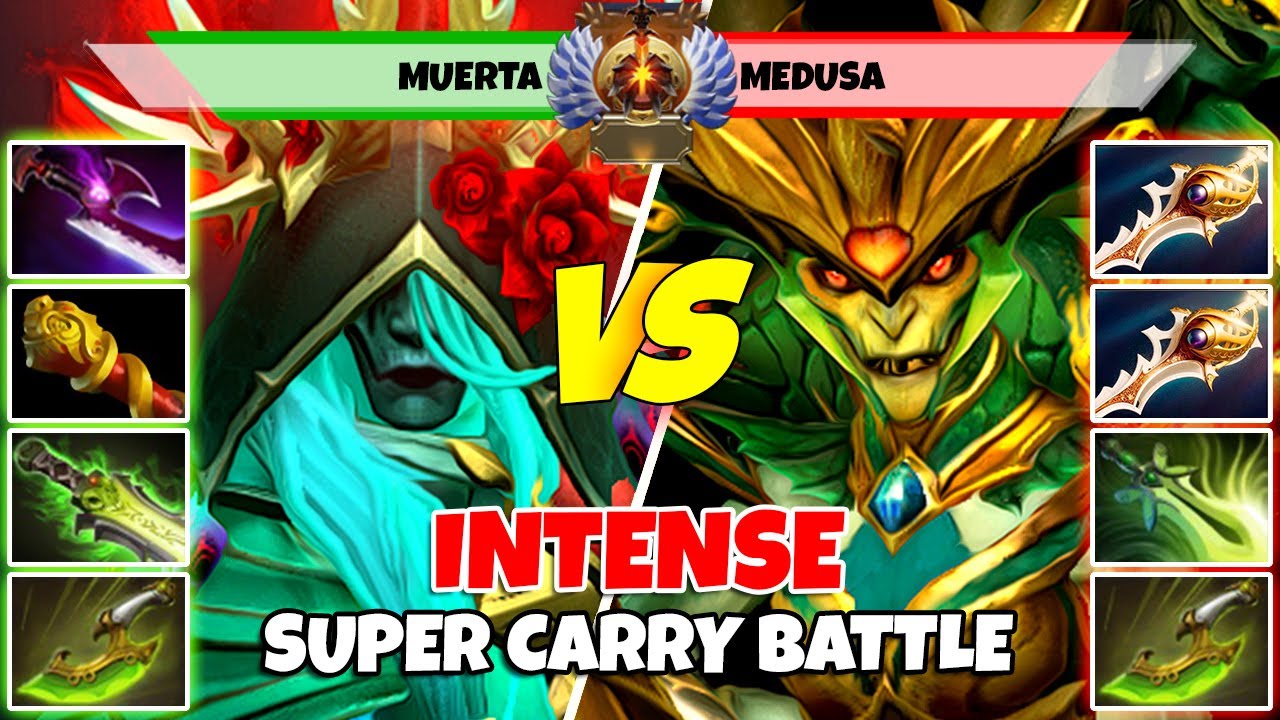 MUERTA (Carry) vs MEDUSA (Carry) - Epic Battle Of Immortal Rank Dota 2 Players - Z Dota 2