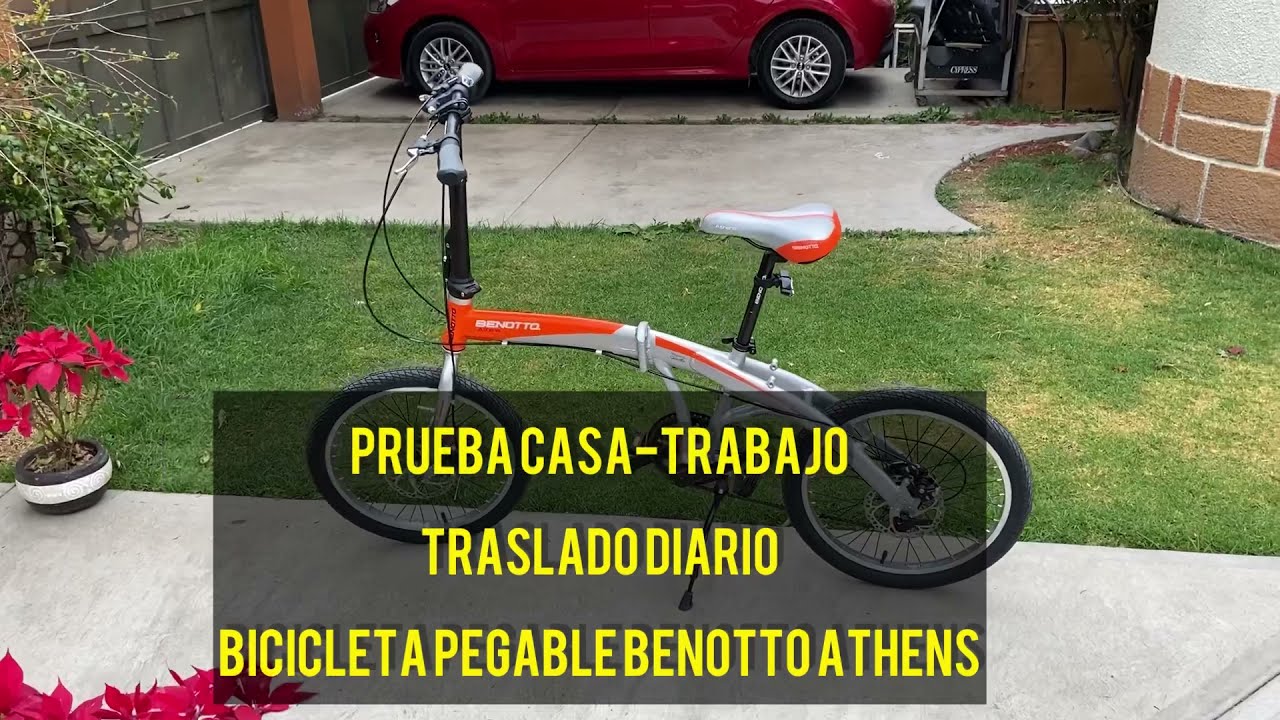 Prueba Bicicleta Benotto Athens Plegable Traslado Diario Avenidas