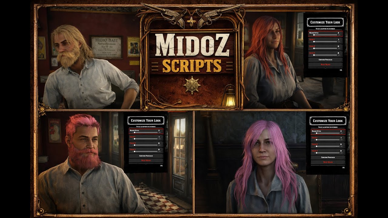 RedM | Barbershop Script | VORP