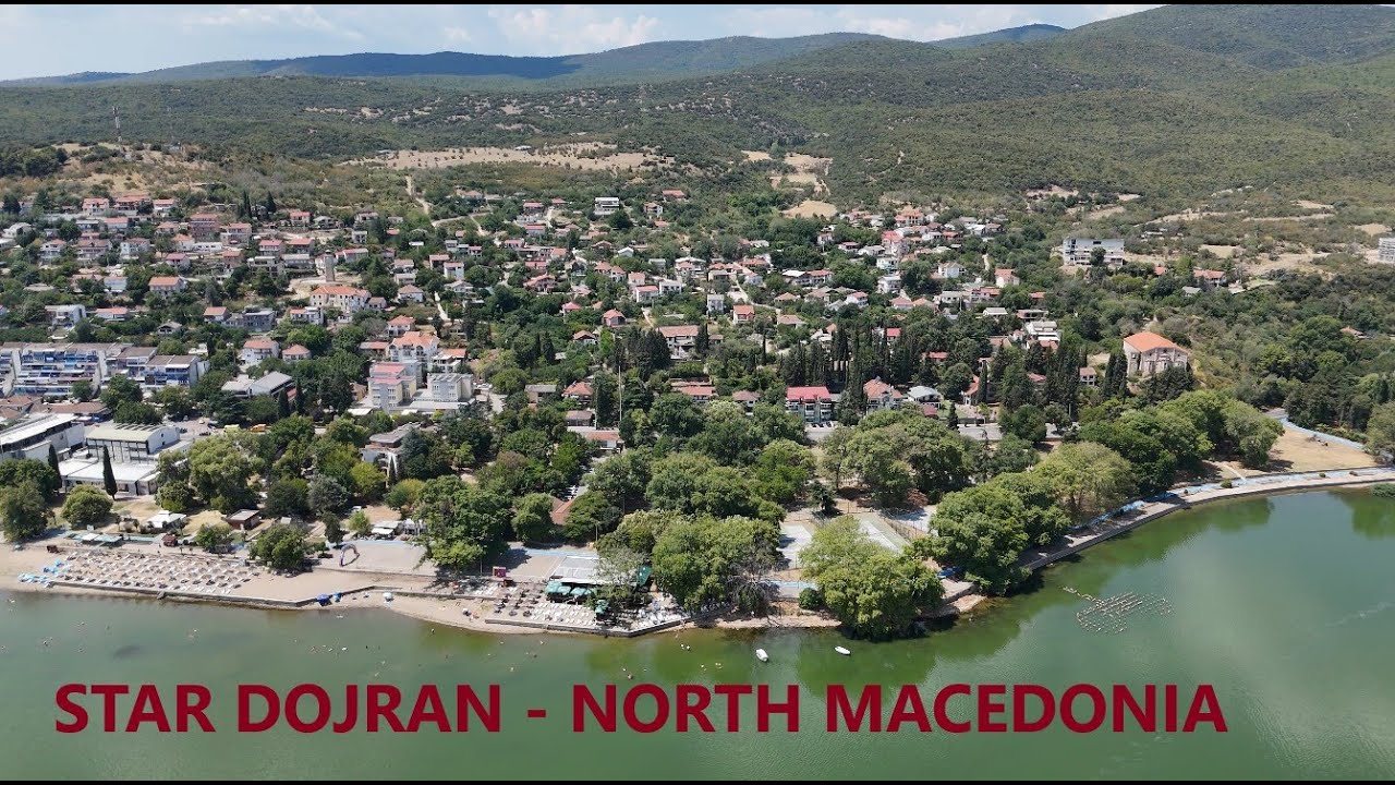 North Macedonia - Greece Border. Lake Dojran. Star Dojran.