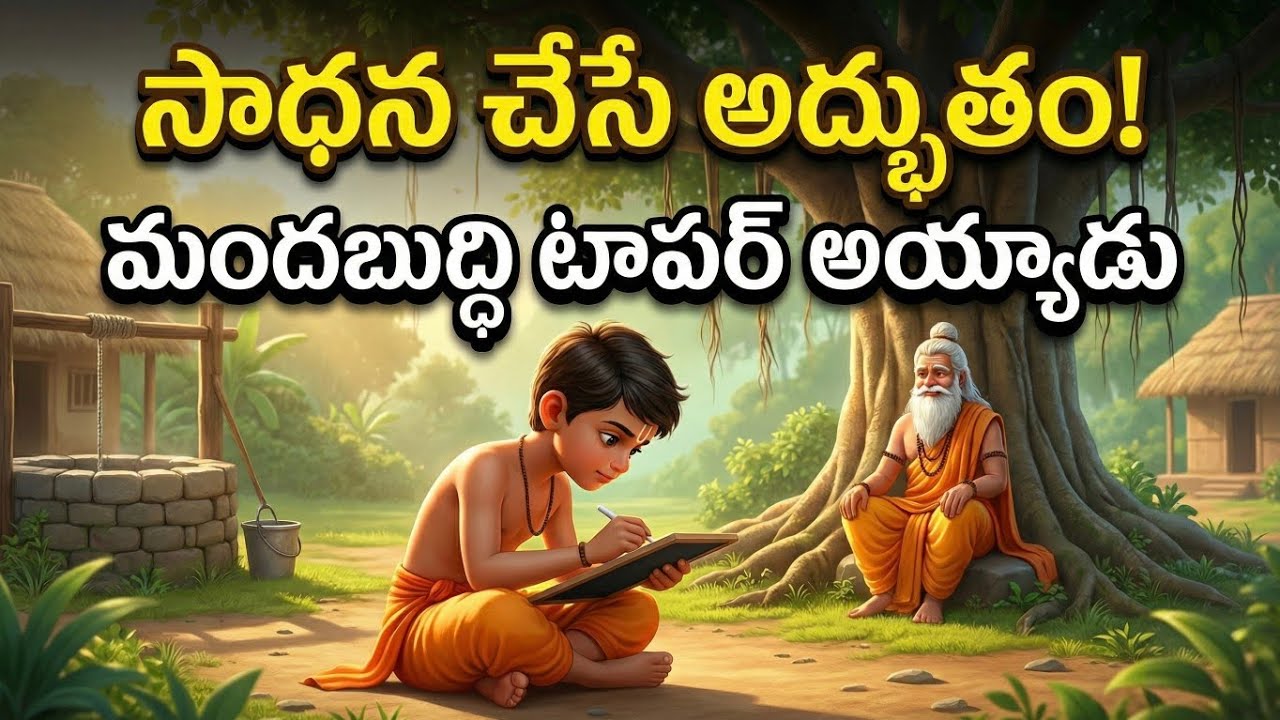 సాధన యొక్క ప్రాముఖ్యత 💪 | Power of Consistency | Motivational Story in Telugu for Students